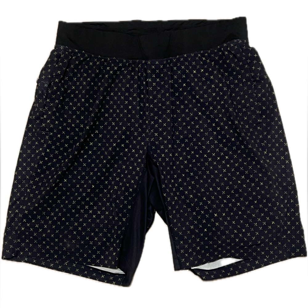 SOLD Stylish Navy Patterned Men's Lululemon Shorts